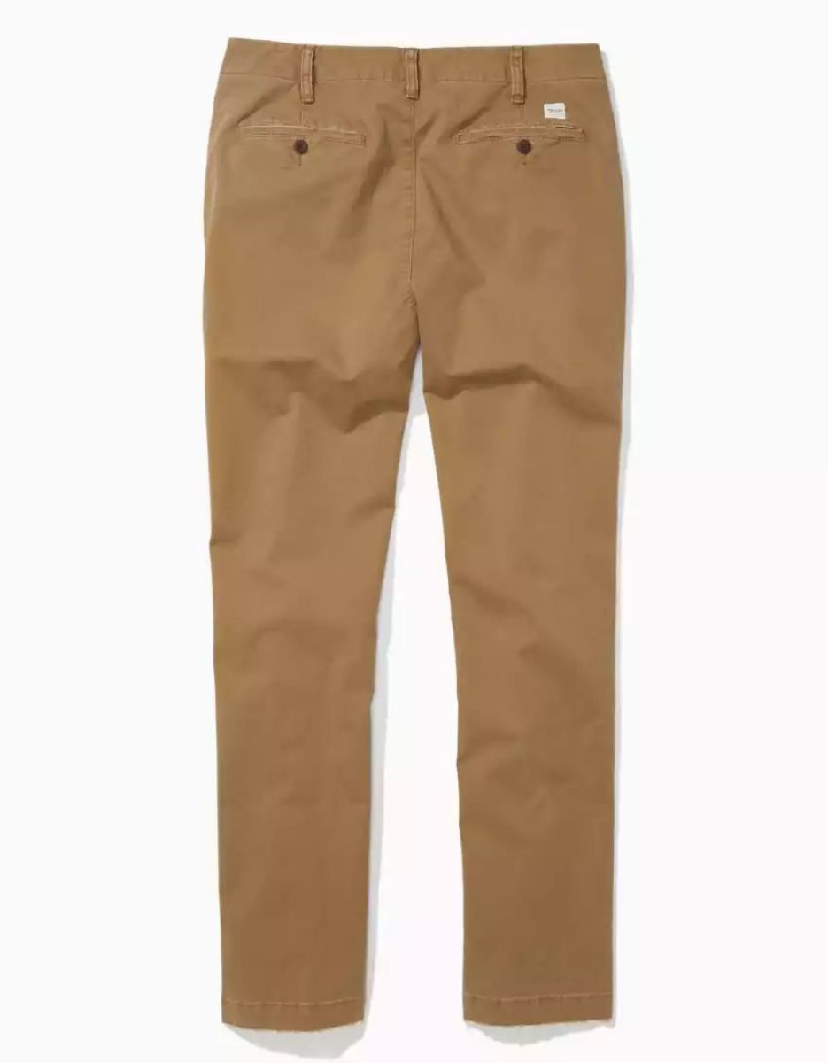 Pantalon American Eagle AE Flex Athlétiques Droit Lived-In Khaki Multicolore Homme | LRB-81268185